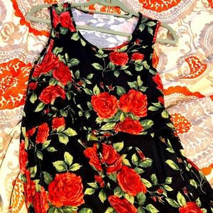 LM floral sleeveless dress